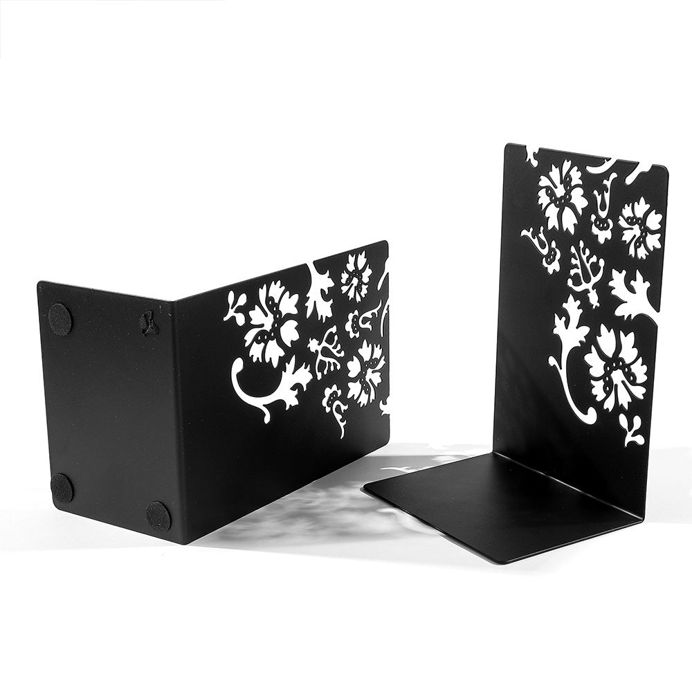 Artistic Rose Design Bookends