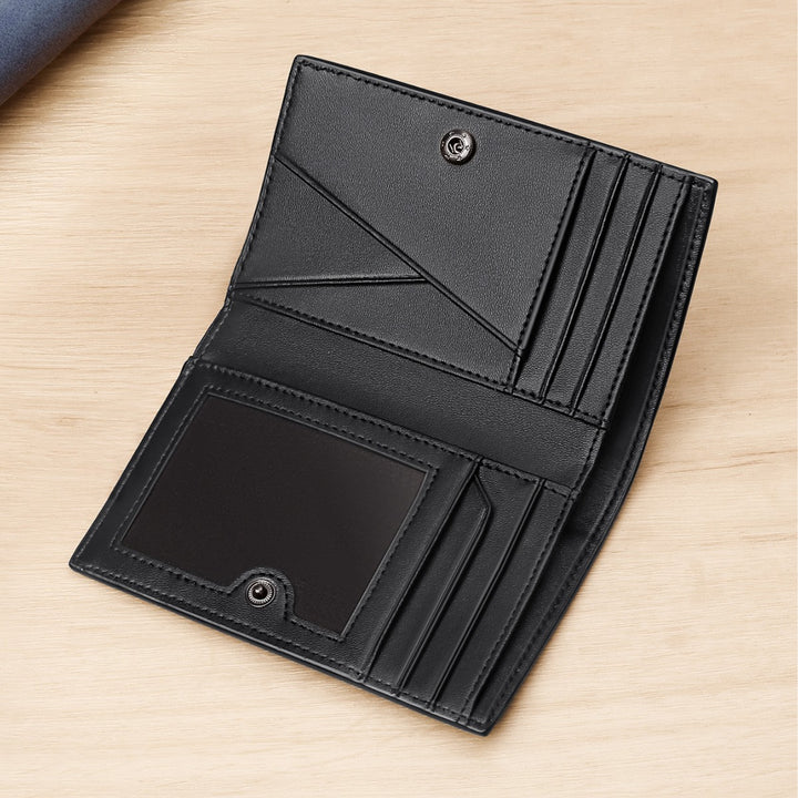 Minimalist RFID-Blocking Leather Cardholder Bowlift