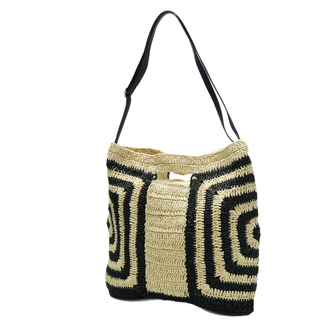Handcrafted tote bag with geometric design Bowlift