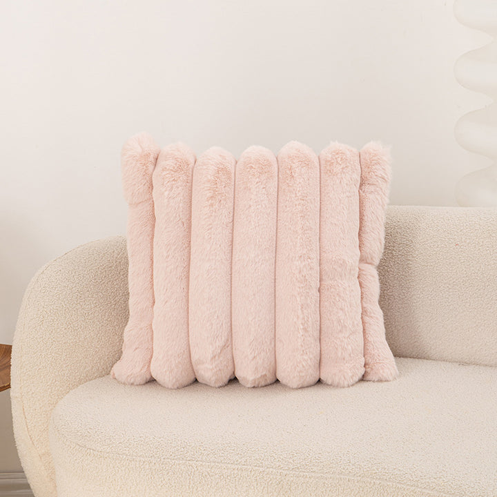 Plush Textured Decorative Cushion
