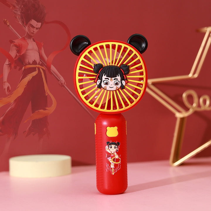Women's Hand Fan with Cartoon Design Bowlift