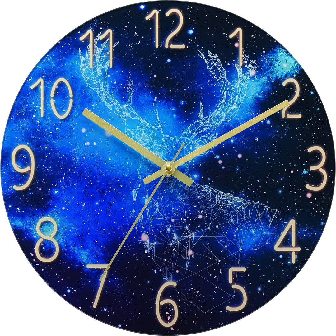 Wall clock in modern design Bowlift