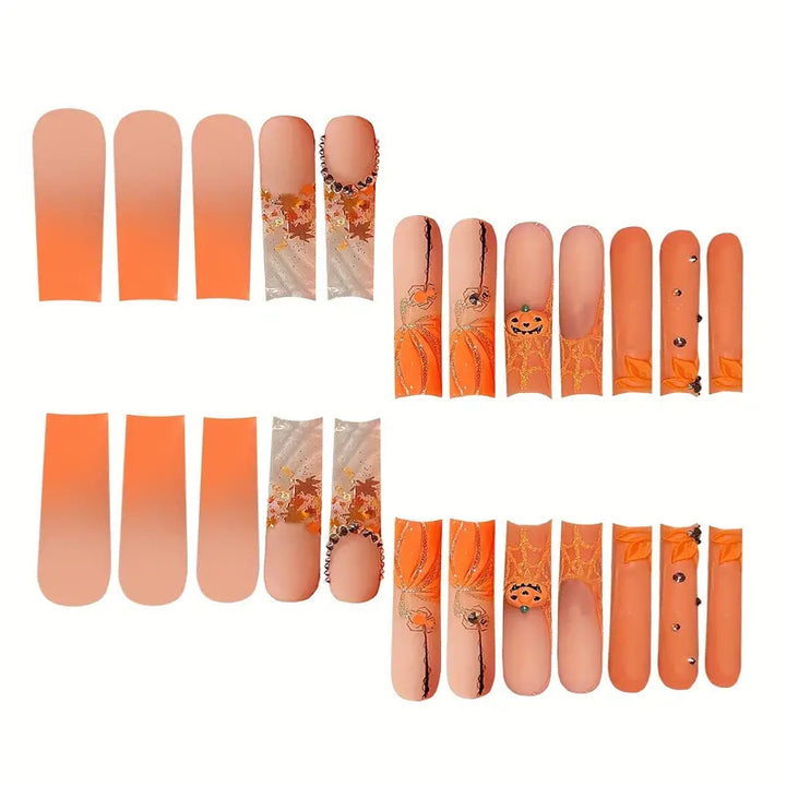 Seasonal Themed Press-On Nail Art Set Bowlift