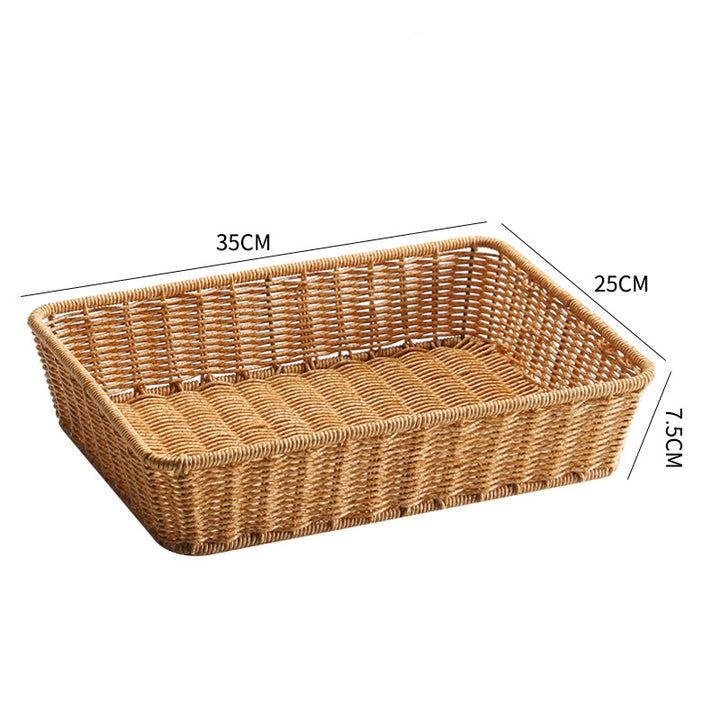 Versatile Handwoven Storage Tray Bowlift