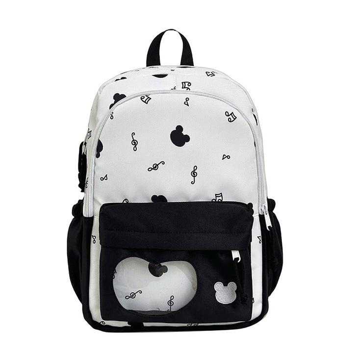 Music-Themed Multi-Compartt Backpack Bowlift