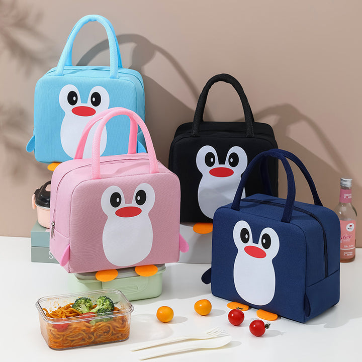 Penguin-Themed Insulated Lunch Bag