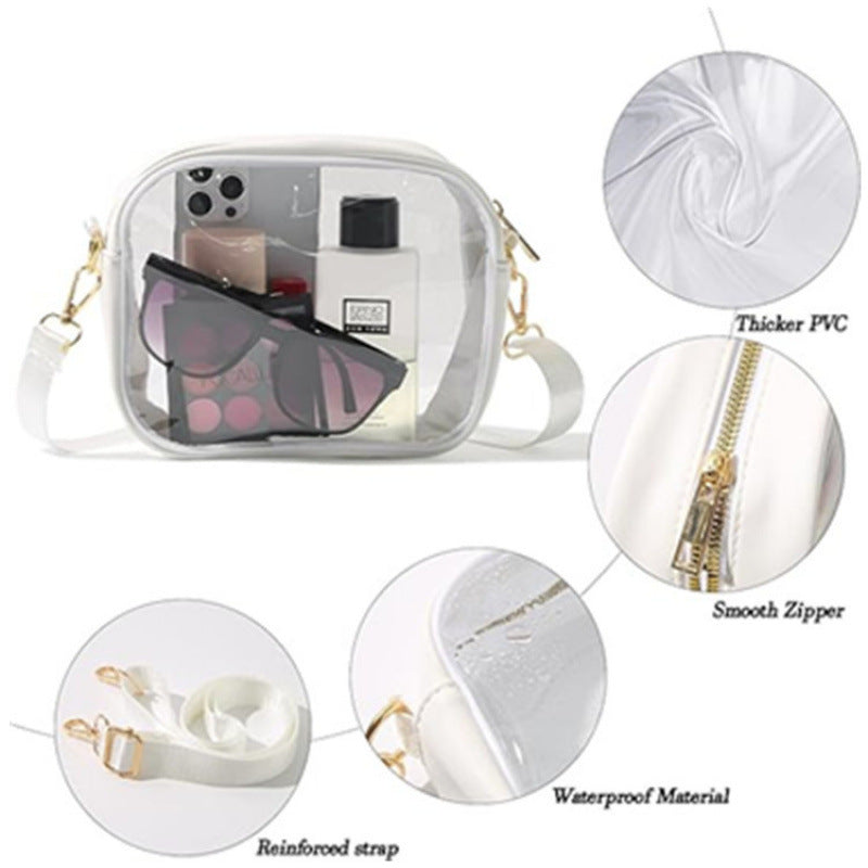 Transparent cosmetic organizer bag Bowlift
