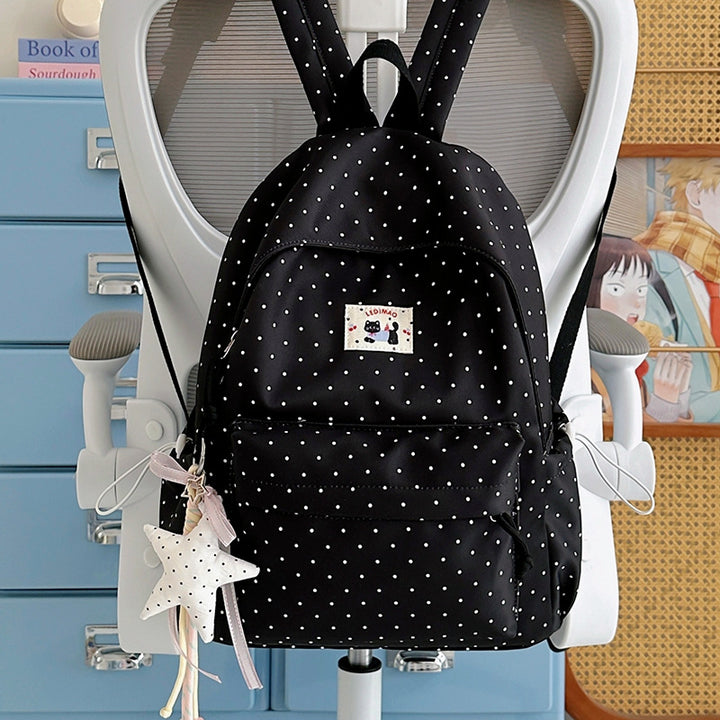 Cute Polka Dot Bunny Ear Backpack