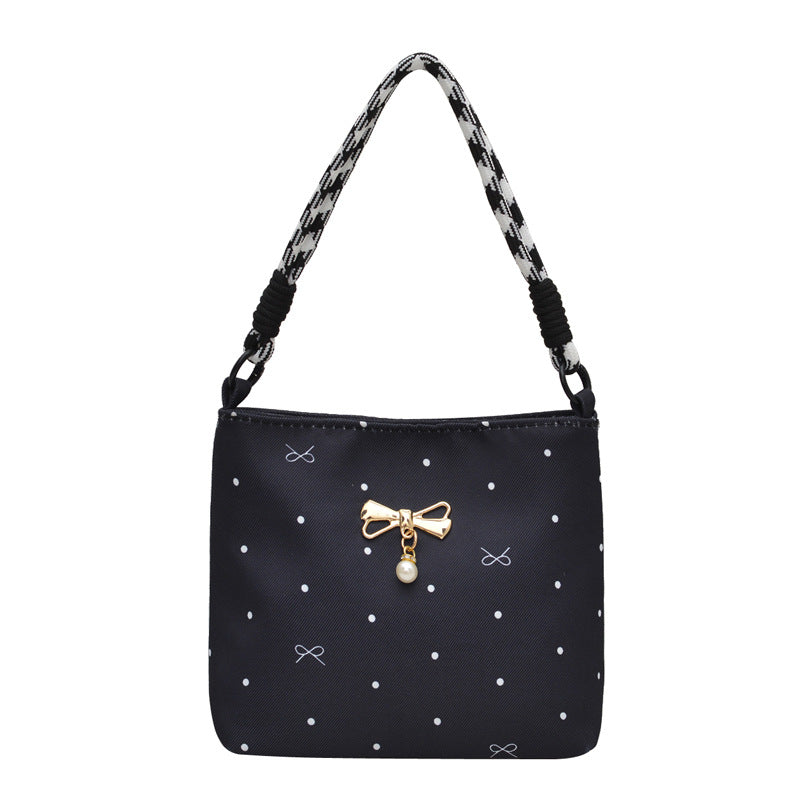 WoElegant Bow-Embellished Mini Crossbody Bag Bowlift