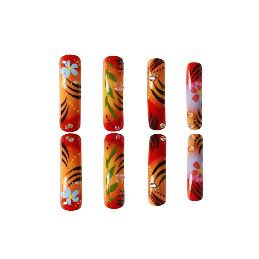 Artistic Long Nail Enhancements Bowlift