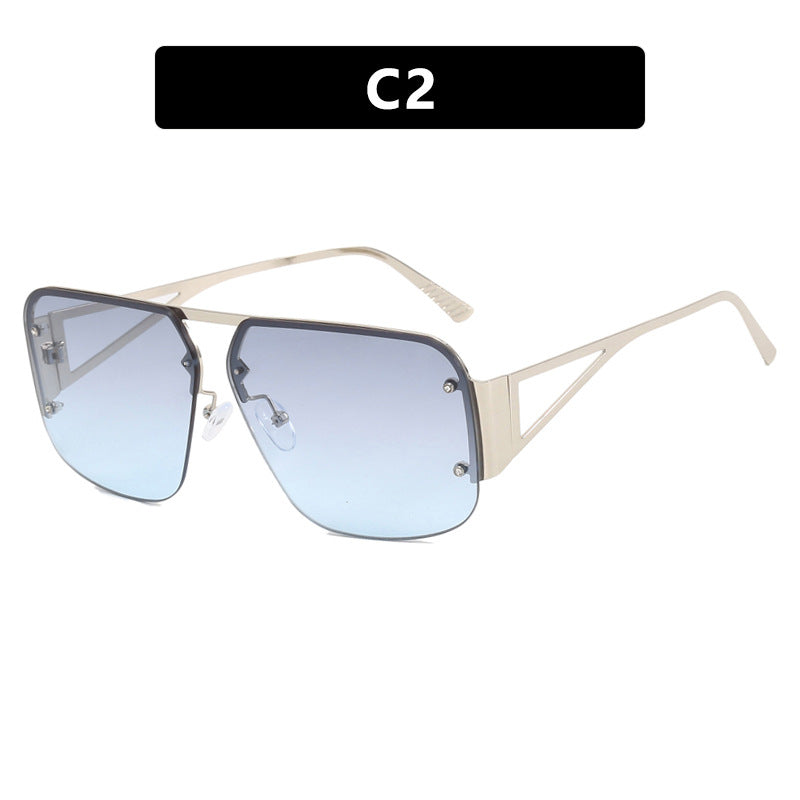 Women's oversized geometric sunglasses with smooth lines and protective UV filter Bowlift