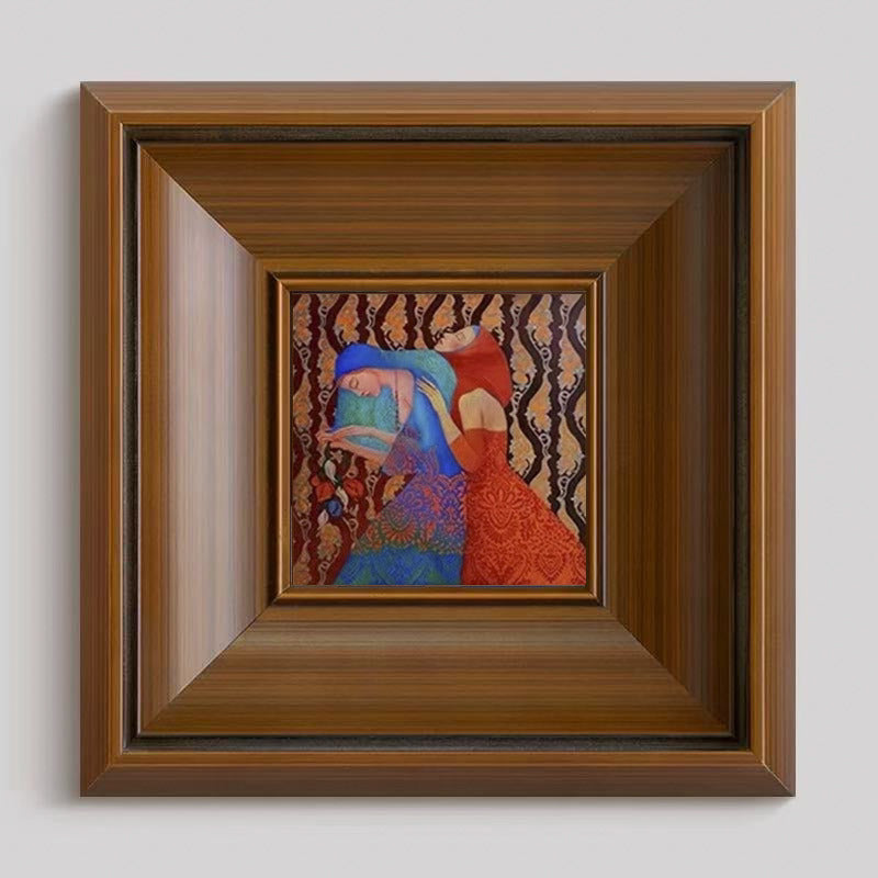Framed Artistic Emotional Portrait Wall Art