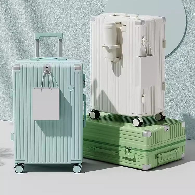 Unisex Durable Lightweight Multi-Directional Spinner Suitcase Bowlift