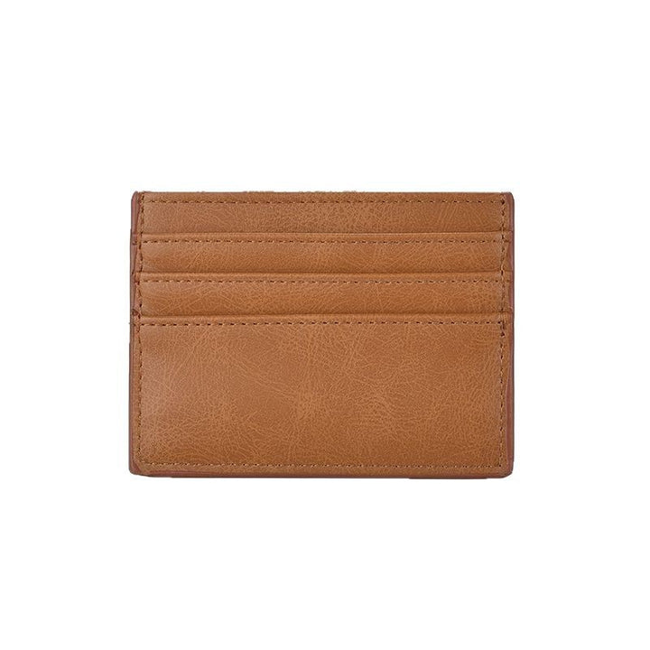 Textured Leather Card Holder Bowlift