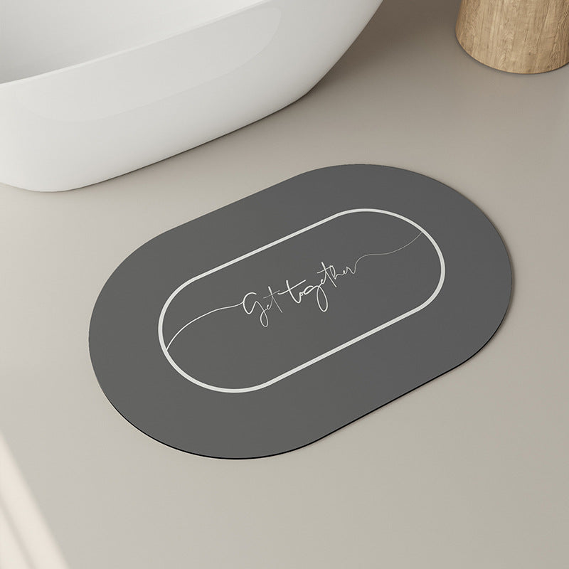 Decorative Bathroom Rug Bowlift