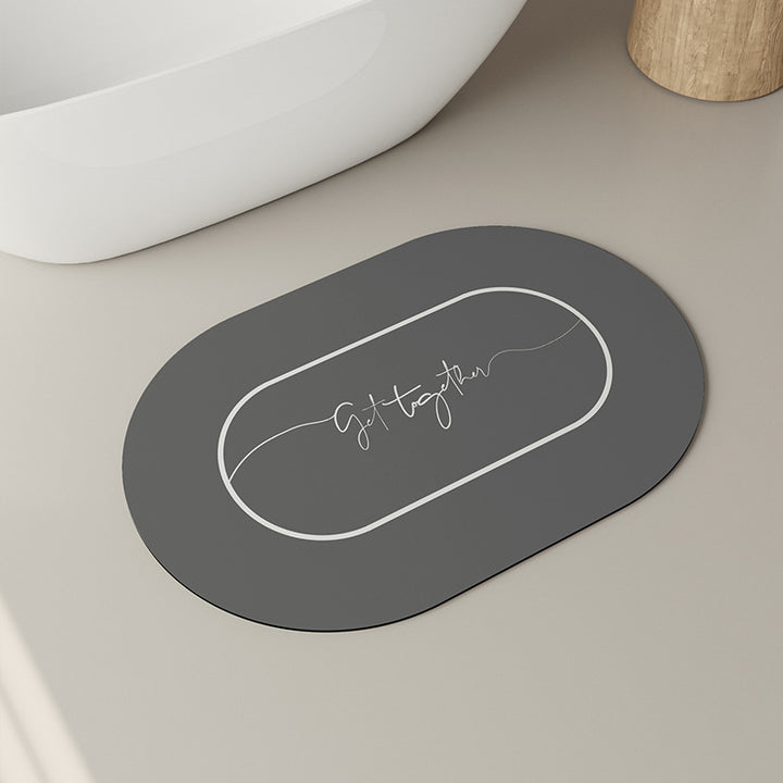 Decorative Bathroom Rug Bowlift