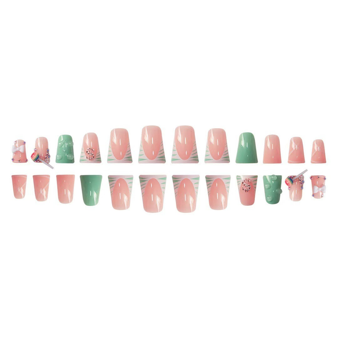 Creative Candy-Themed Acrylic Nail Enhancements Bowlift