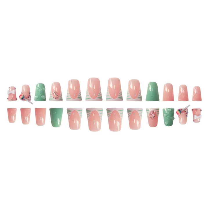 Creative Candy-Themed Acrylic Nail Enhancements Bowlift