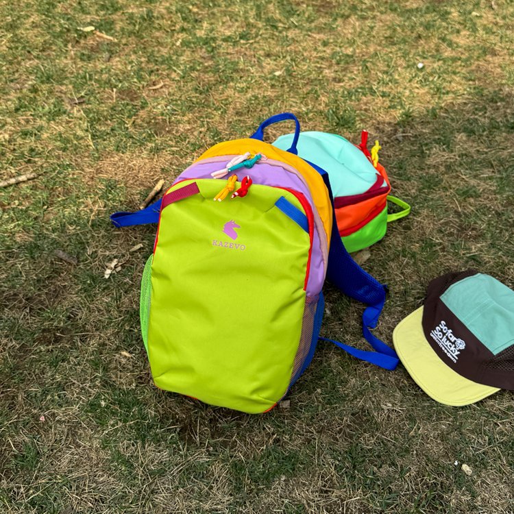 Colorful Adventure-Ready School Backpack Bowlift