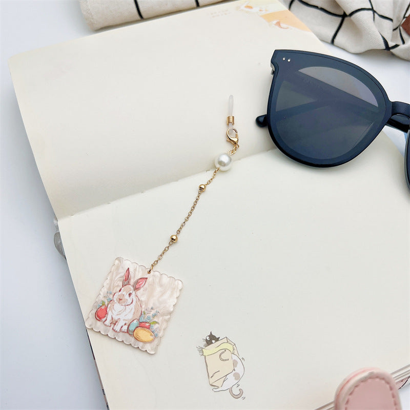 Heart-Designed Eyewear Chain Holder Bowlift