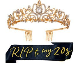 Ladies glamorous tiara with elegant design and sturdy hair combs Bowlift