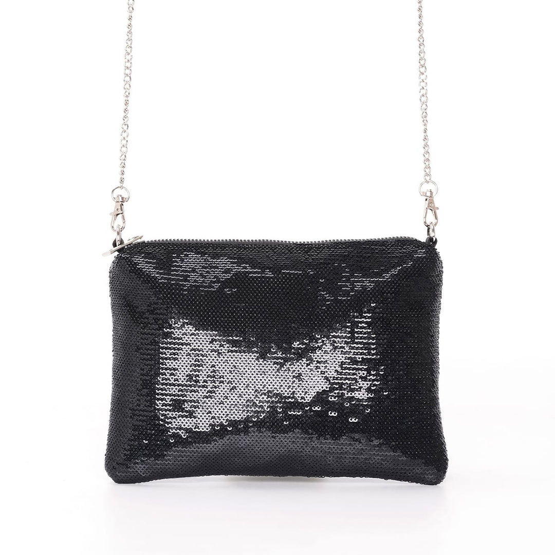 Elegant Clutch with Glitter Details Bowlift
