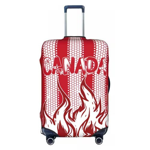 Unisex nan elastic luggage cover with football argyle pattern, tear-resistant stretch cover for trolley with handle and wheel openings Bowlift