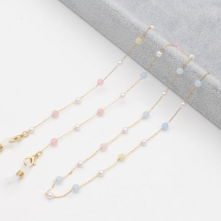 Elegant Multi-Color Eyewear Chain Bowlift