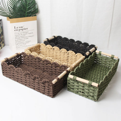 Woven Decorative Storage Tray