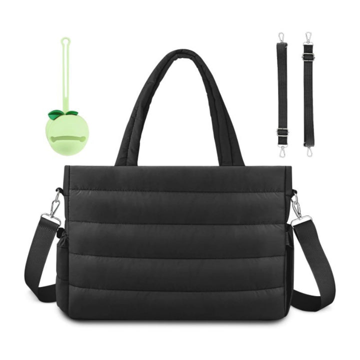 Fashionable Tote Bag with Spacious Compartments and Insulating Interior Bowlift