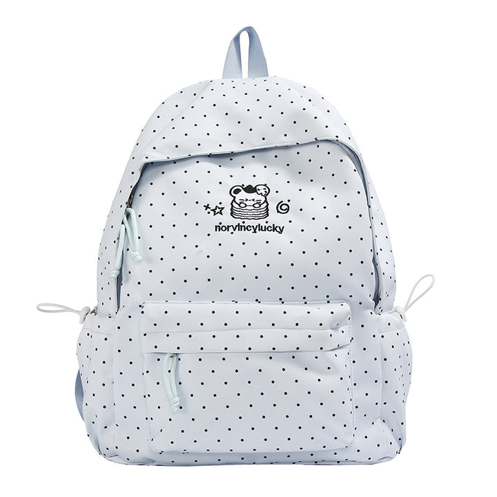 Playful Polka Dot Backpack Bowlift