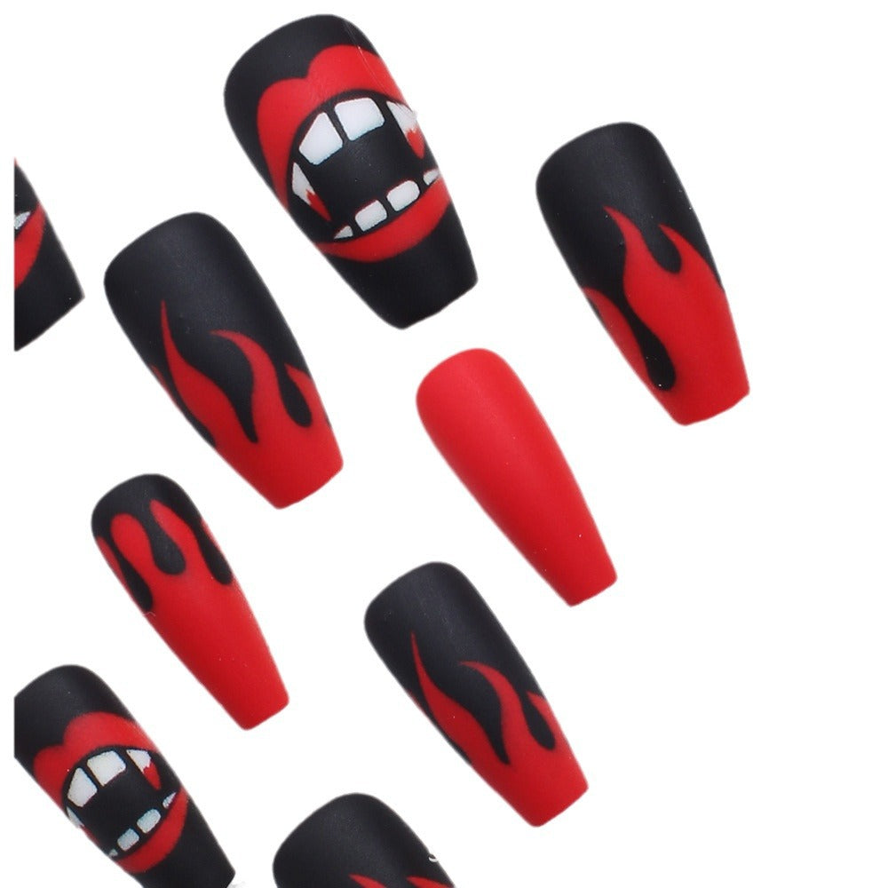 Whimsical Halloween-Themed Press-On Nails Bowlift