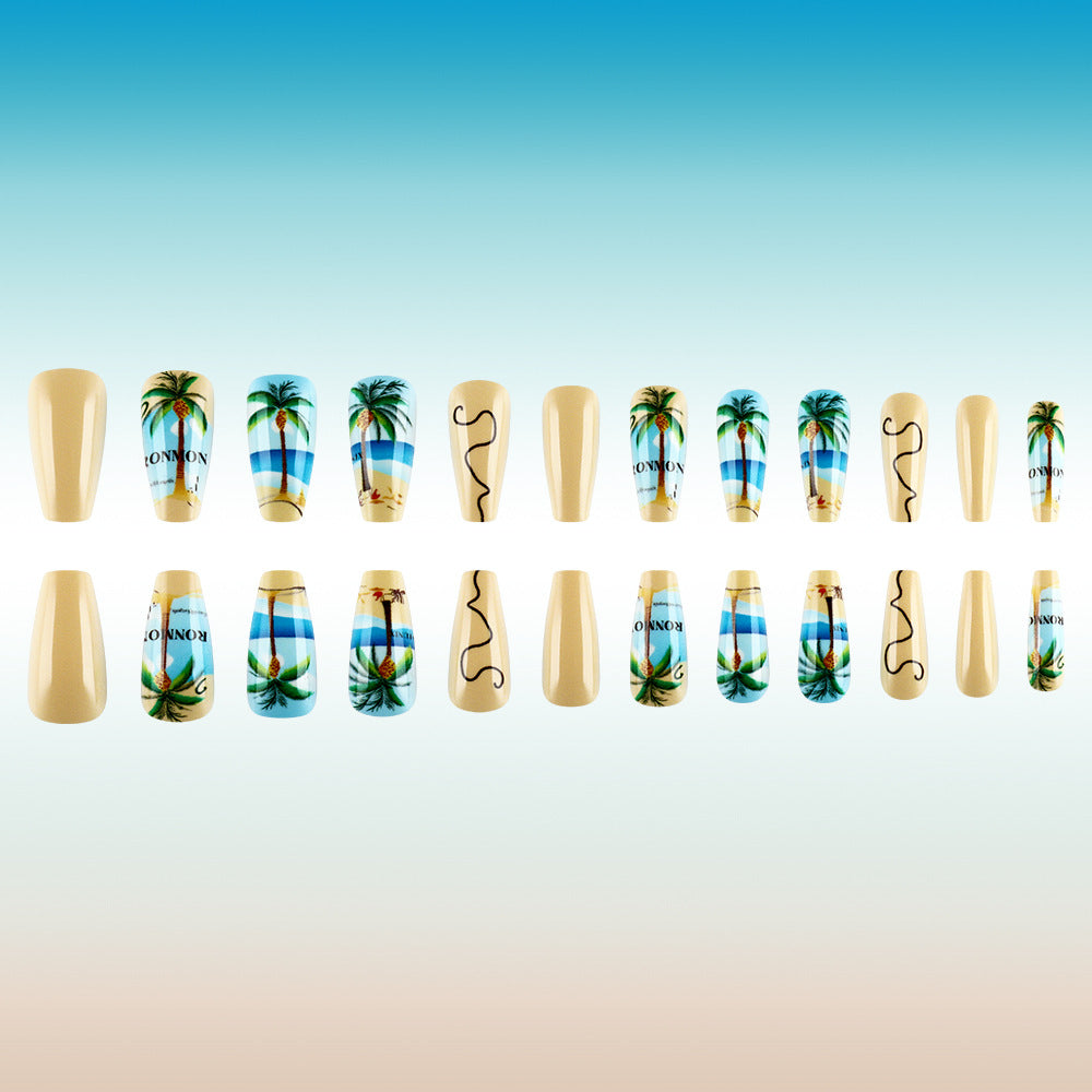 Tropical Paradise Press-On Nails Bowlift