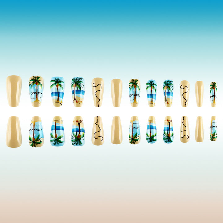 Tropical Paradise Press-On Nails Bowlift