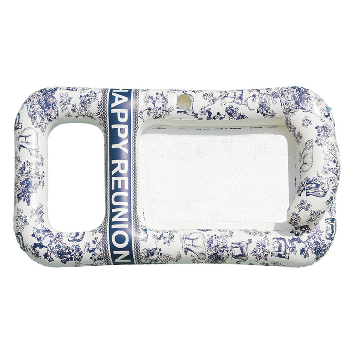 Unisex Elegant Swim Ring with Floral Motifs Bowlift