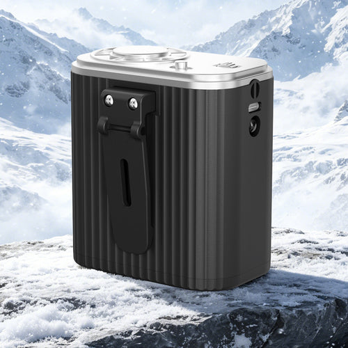 Unisex portable oxygen concentrator with belt clip and stepless regulation Bowlift