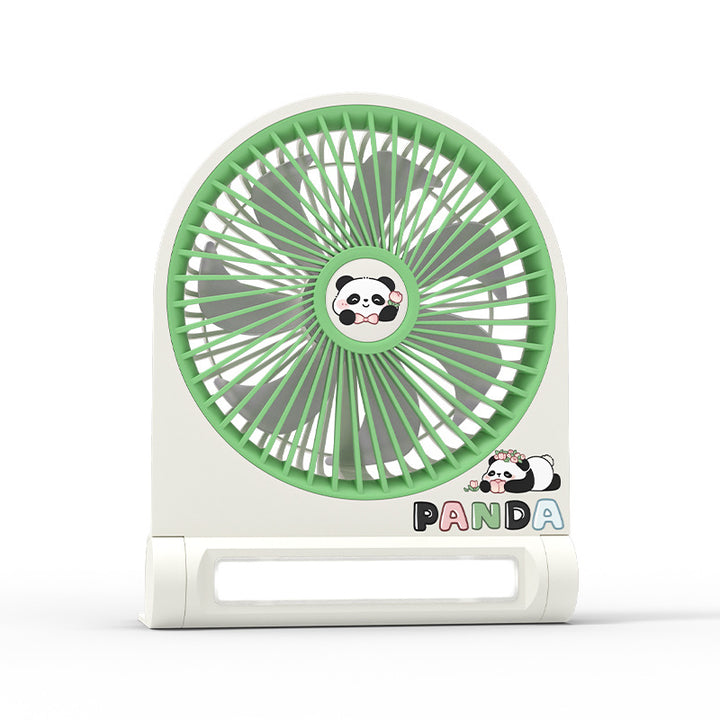 Women's Portable Mini-Pan Fan with Cute Panda Design Bowlift