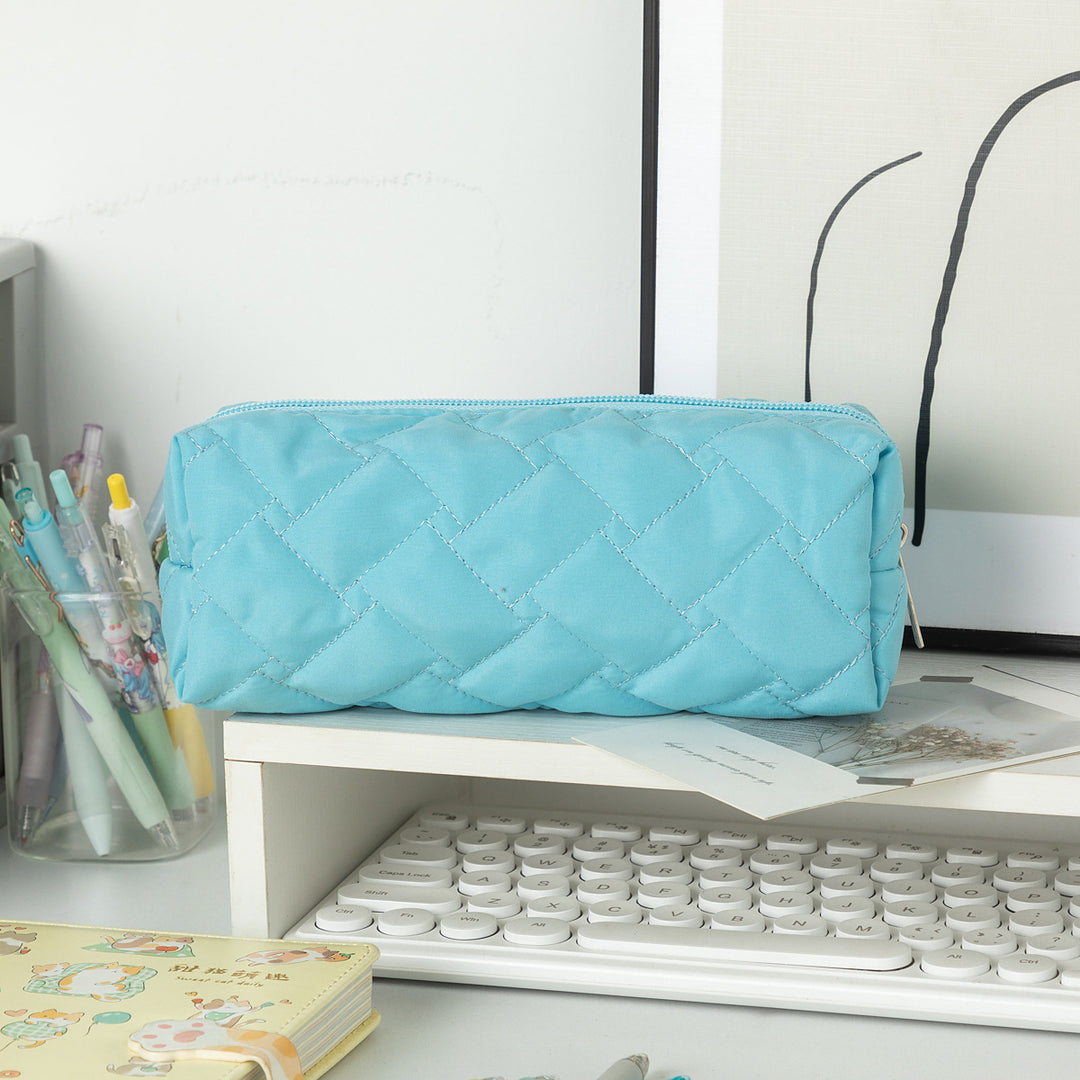 Quilted Textured Pencil Case Bowlift