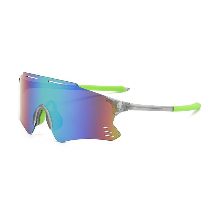 Unisex nan sporty sunglasses with a single-piece visor polarized lenses non-slip nose pad Bowlift