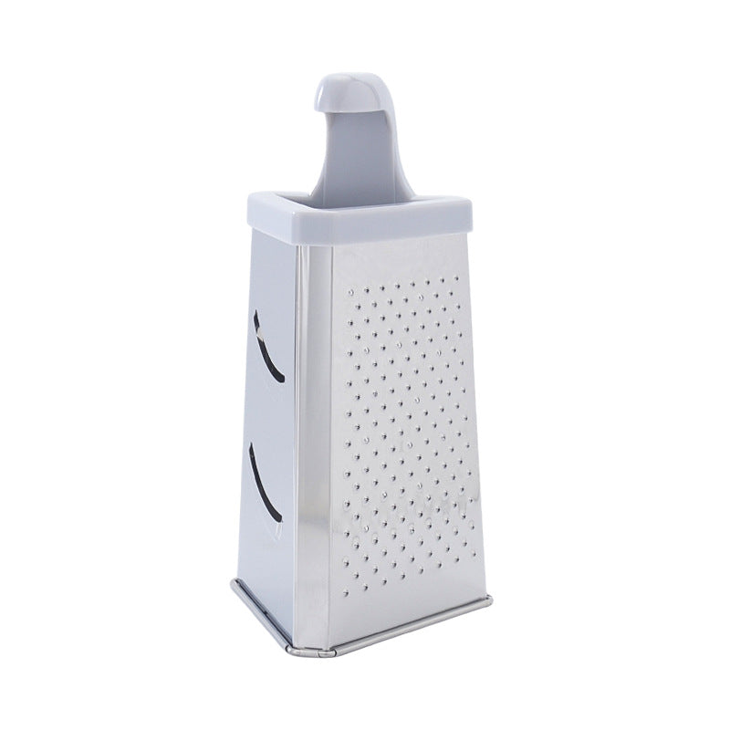 Versatile stainless steel grater with ergonomic handle Bowlift