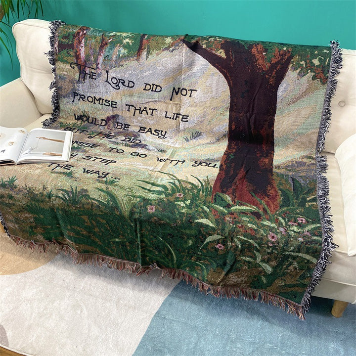 Inspirational Tapestry Throw Blanket