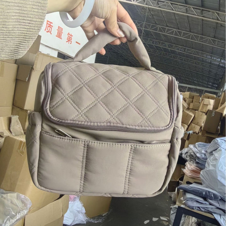 Quilted Multi-Pocket Insulated Lunch Bag Bowlift