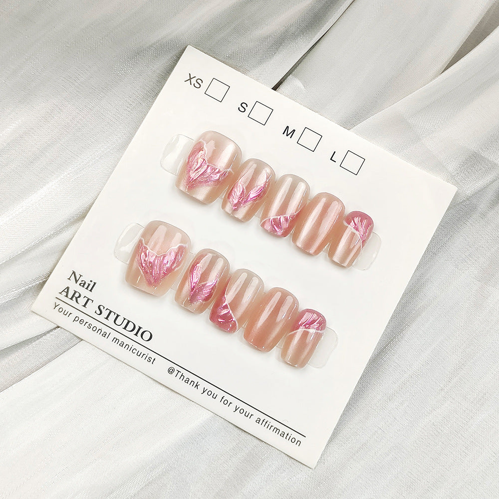 Artificial Glitter Nail Tips Bowlift
