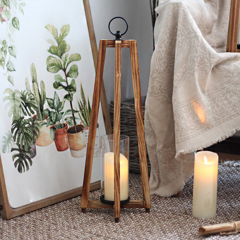 Stylish lantern made of wood Bowlift