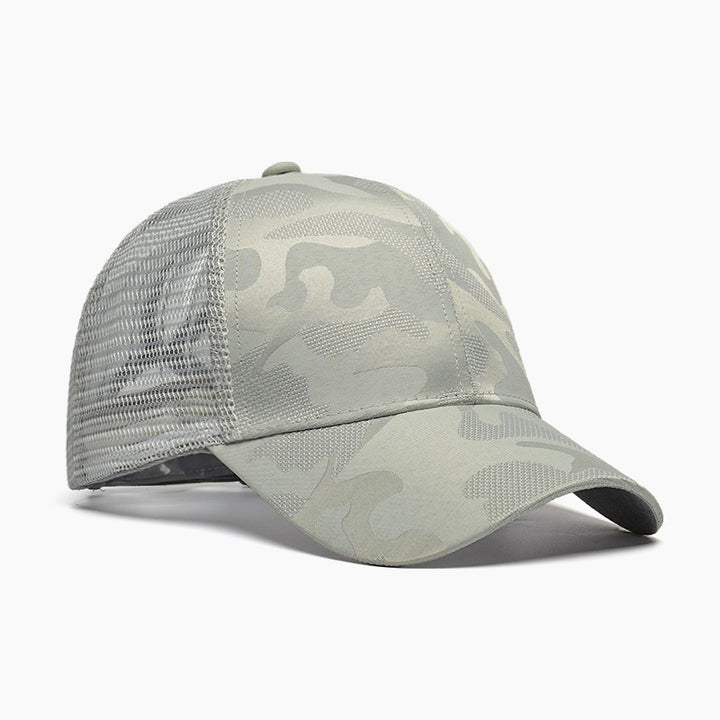 Unisex Breathable Camouflage Baseball Cap Bowlift