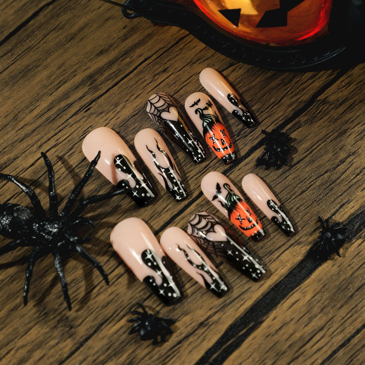Artful Halloween nails with spooky designs Bowlift