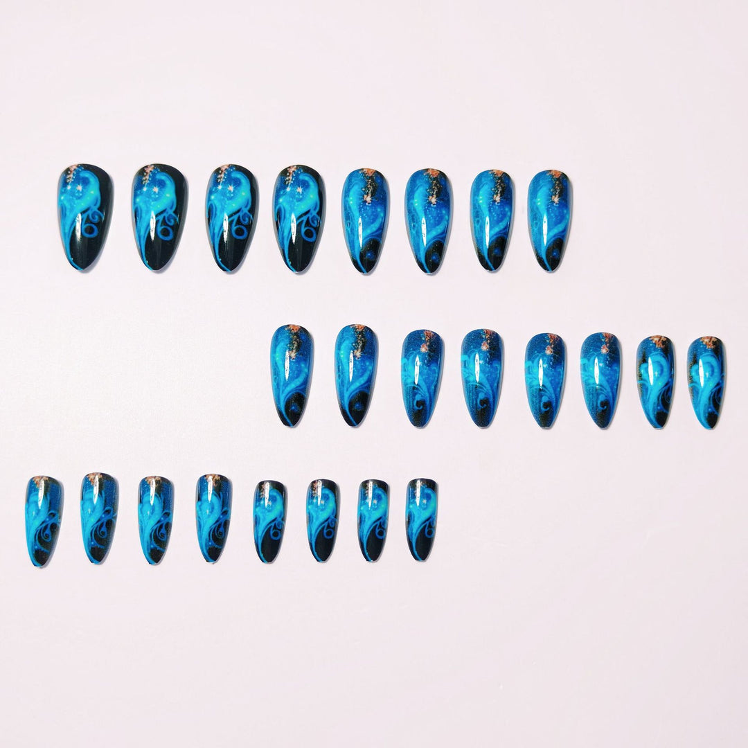 Celestial Swirl Nail Art Bowlift