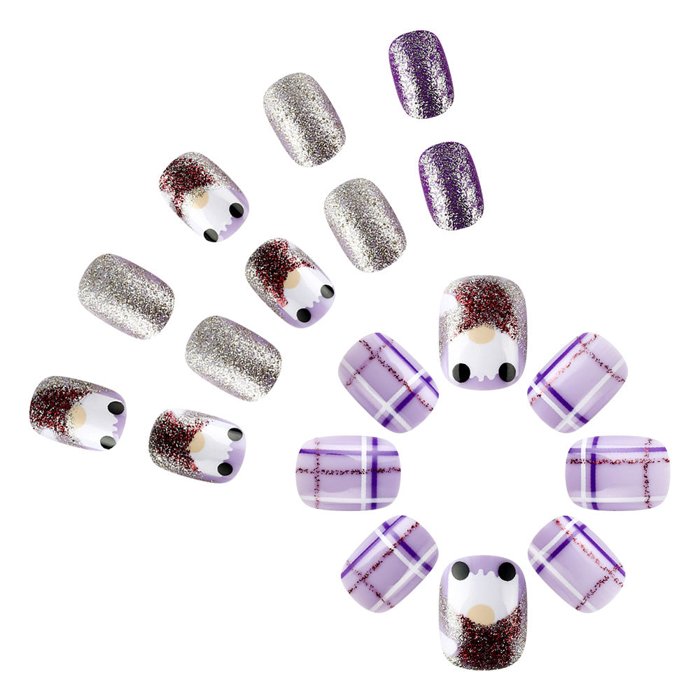 Artistic Glitter Nail Art Design Bowlift