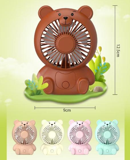Unisex Cute Bear Fan Bowlift