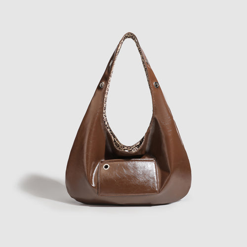 Leather Hobo Bag Bowlift